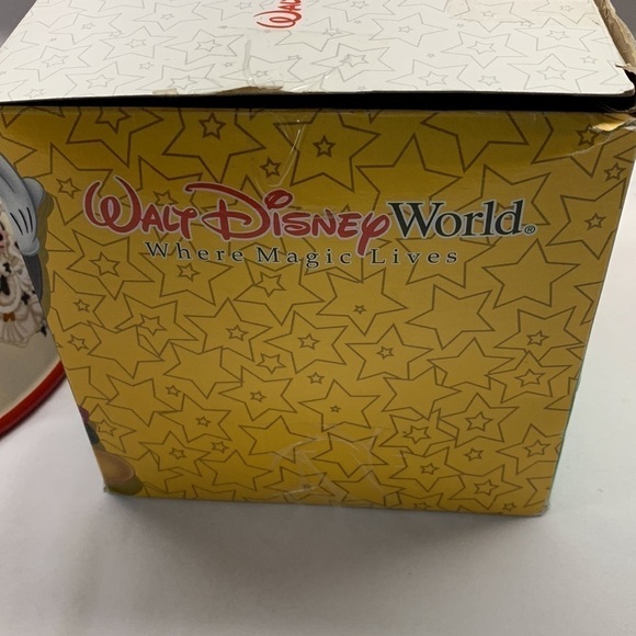 RARE Vintage Disney Victorian Mickey & Minnie Ceramic Jar Candle Lamp Shades SET - Picture 14 of 16